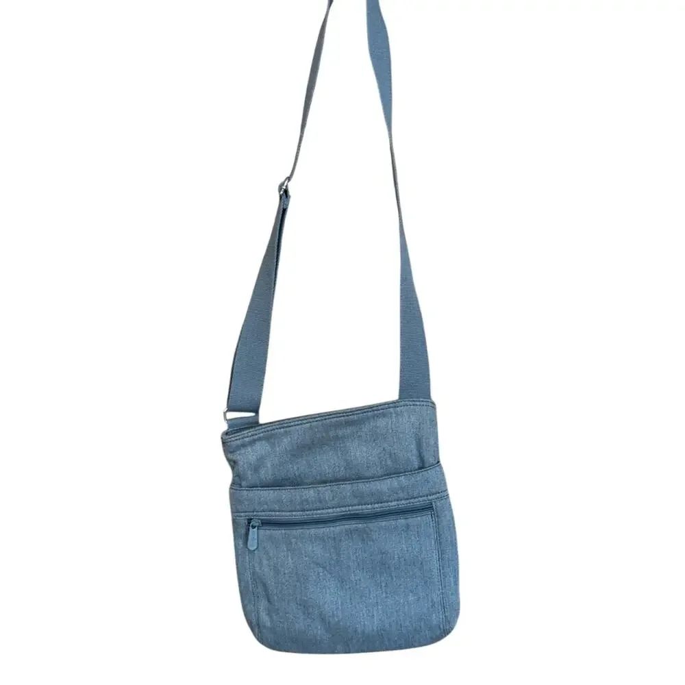 Thirty‑One Crossbody Style Bag Gray Adjustable Strap Organizer Purse